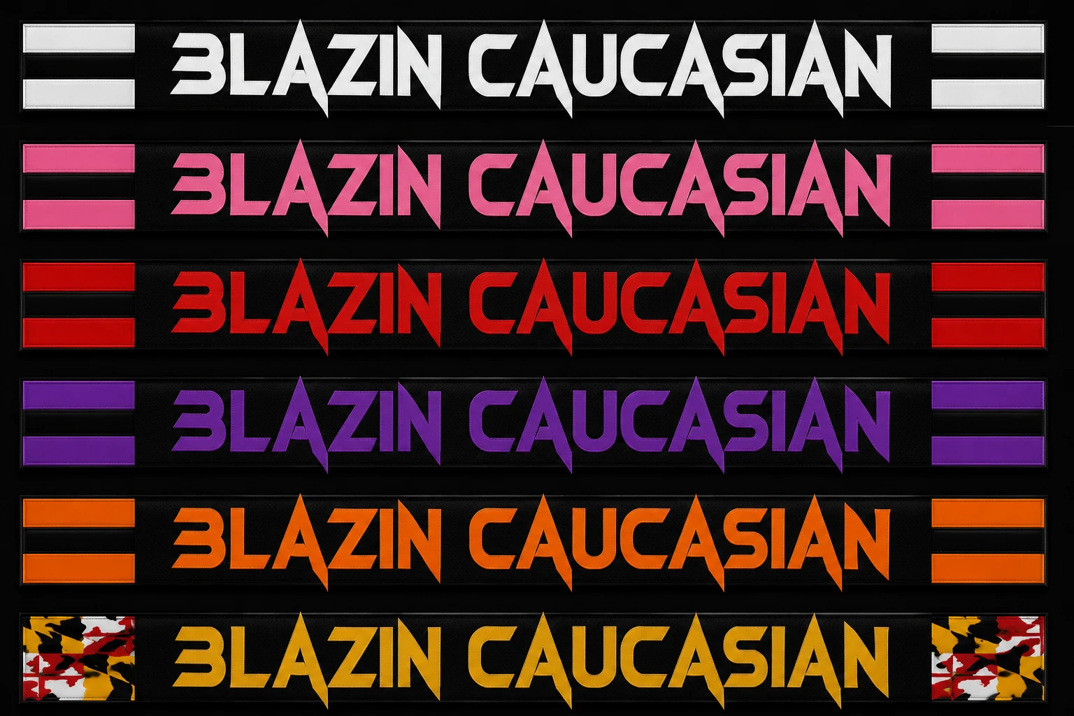 Blazin Caucasian Merch Hit