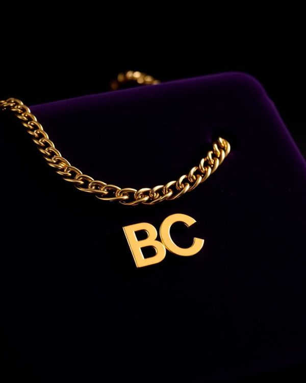 BC Gold Chain and Pendant