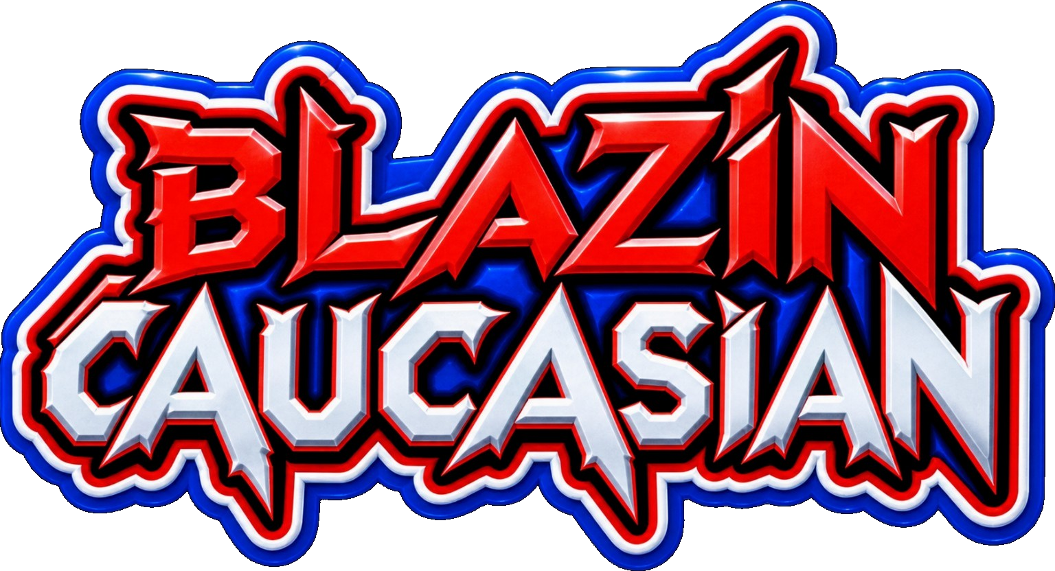 Blazin Caucasian Stack Emblem