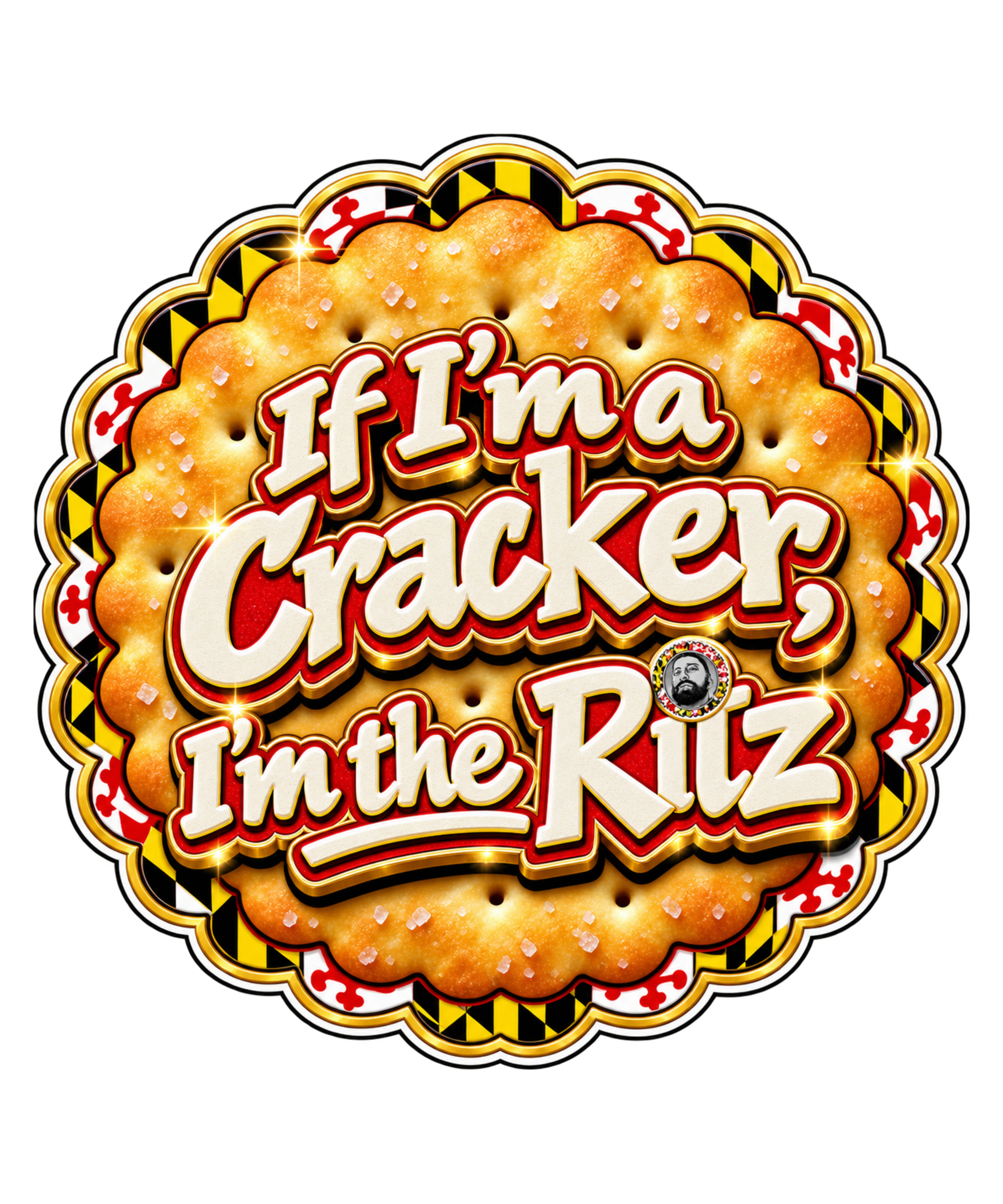Blazin Caucasian Badge Chip