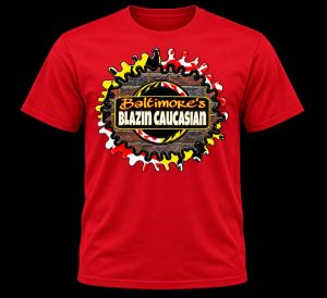 First Edition Blazin Caucasian Logo